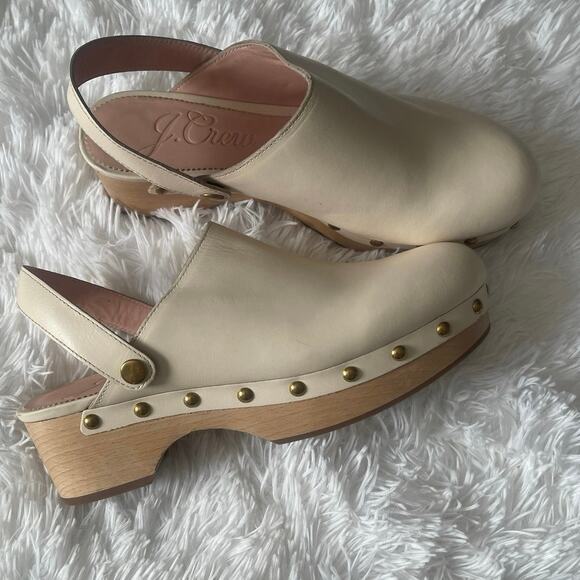 J. Crew Studded Clog Wooden Mules - Picture 11 of 12